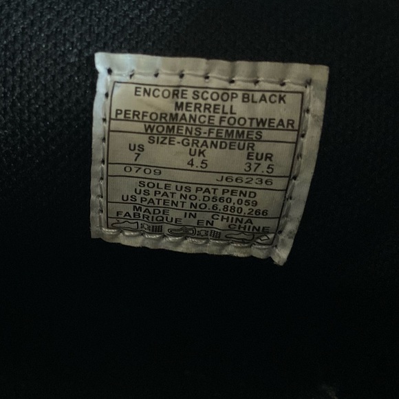 Merrell Encore Scoop Mule Ortholite Strap Black Knit Collar - Picture 6 of 8